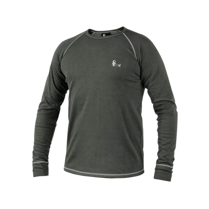 Tričko CXS ACTIVE, funkčný, dlhý rukáv, pánske, sivé, veľ. 2XL