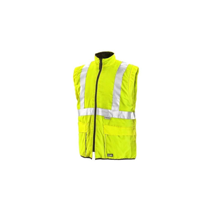 Bunda CXS LONDON, výstražná, pánska 5V1. žlto-modrá, veľ. 2XL