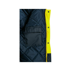 Bunda CXS OXFORD, výstražná, pánska, žlto-modrá, veľ. 3XL