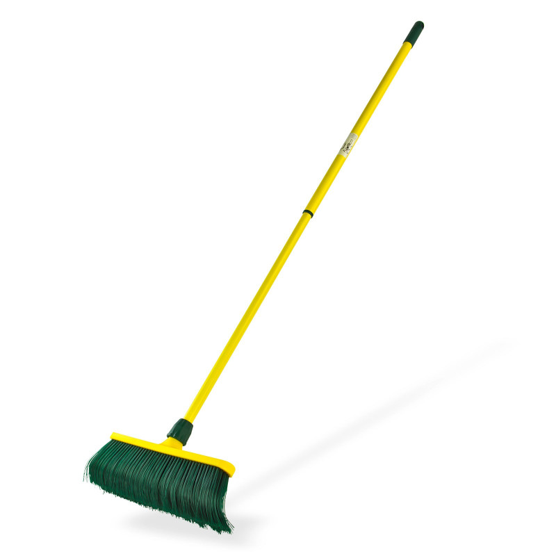 BÜMAG Metla so zahnutými štetinami 40 cm a teleskopickou rukoväťou 88-142 cm