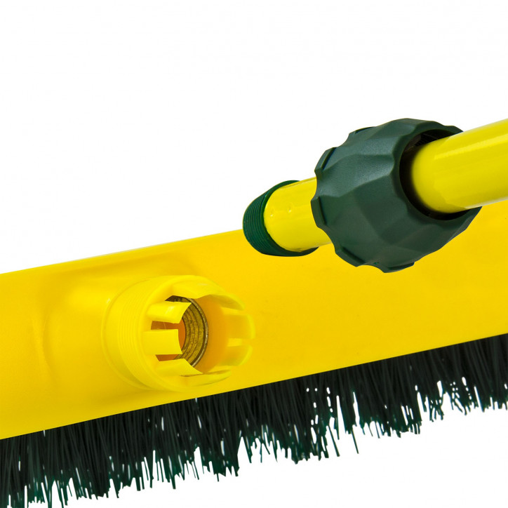 Metla so zahnutými štetinami 40 cm a teleskopickou rukoväťou 88-142 cm Metla so zahnutými štetinami 40 cm a teleskopickou rukoväťou 88-142 cm