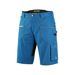 Kraťasy CXS STRETCH, pánske, stredne modré-čierne, veľ. 62