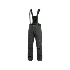 Nohavice CXS TRENTON, zimné softshell, pánske, čierne, veľ. 62