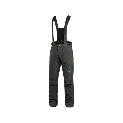 Nohavice CXS TRENTON, zimné softshell, pánske, čierne, veľ. 62