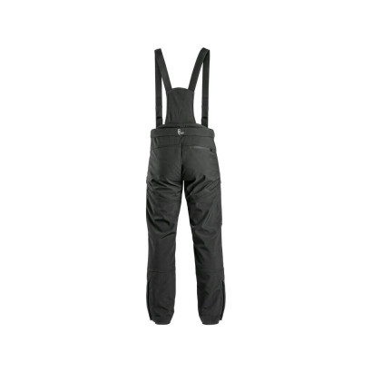 Nohavice CXS TRENTON, zimné softshell, pánske, čierne, veľ. 62