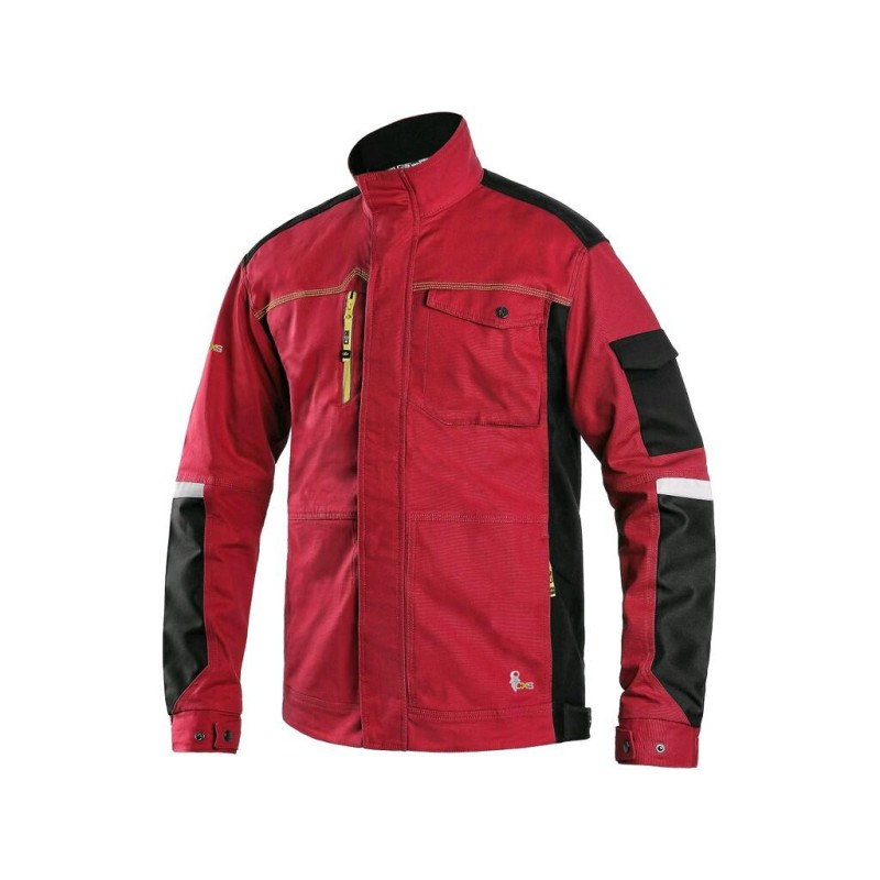 Blúza CXS STRETCH, pánska, červeno-čierna, veľ. 50