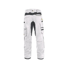 Nohavice CXS STRETCH, pánske, bielo-sivé, veľ. 58