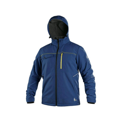 Bunda CXS STRETCH, pánska, softshell, tmavo modrá, veľ. M