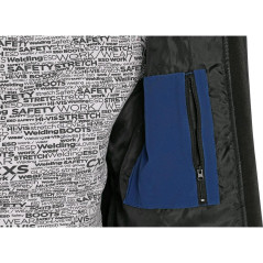 Bunda CXS STRETCH, pánska, softshell, tmavo modrá, veľ. M