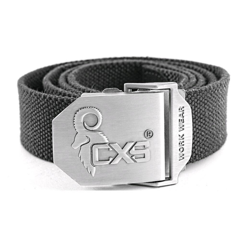 Opasok CXS NAVAH, čierny, 4 cm, 150cm, textilný, spona s logom CXS