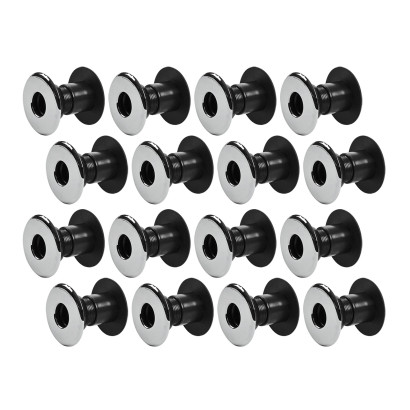 Priechodka na tyče 16 mm pre stolný futbal hrúbka 35-40 mm, 16-dielna sada