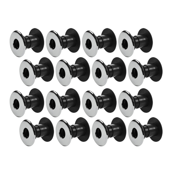 Priechodka na tyče 16 mm pre stolný futbal hrúbka 35-40 mm, 16-dielna sada
