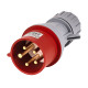 CEE zástrčka silnoprúdová, 5-pólová, 32 A/400 V, IP44