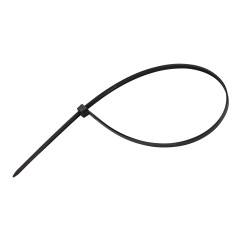 Sťahovacie pásky plastové 4,8x350 mm, čierne, 50 ks