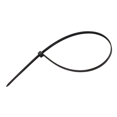 Sťahovacie pásky plastové 4,8x350 mm, čierne, 50 ks