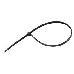 Sťahovacie pásky plastové 7,6x450 mm, čierne, 50 ks
