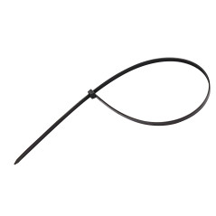 Sťahovacie pásky plastové 7,6x600 mm, čierne, 50 ks