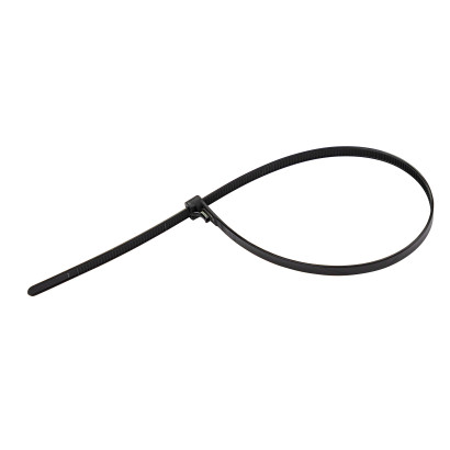 Sťahovacie pásky uvoľniteľné 7,2x400 mm, čierne, 50 ks