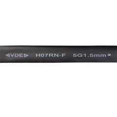 Predlžovací kábel IP44 H07RN-F 16A 5x1,5 mm2 15 m