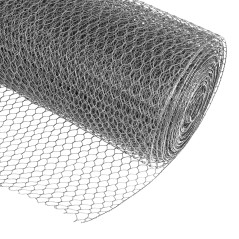 Voliérové šesťhranné pletivo pozinkované 13 mm, 1x5 m, drôt 0,75 mm