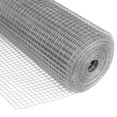 Štvorhranné pletivo 13 mm pozinkované 0,5x5 m, drôt 1 mm