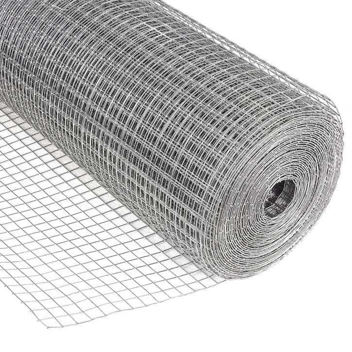 Štvorhranné pletivo 13 mm pozinkované 0,5x5 m, drôt 1 mm