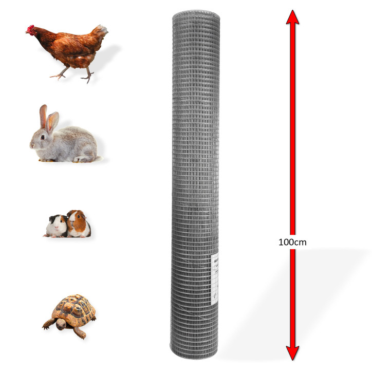 Štvorhranné pletivo 13 mm pozinkované 1x5 m, drôt 1 mm Štvorhranné pletivo 13 mm pozinkované 1x5 m, drôt 1 mm