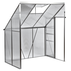 Hliníkový skleník 193x127x218 cm Antwerpen
