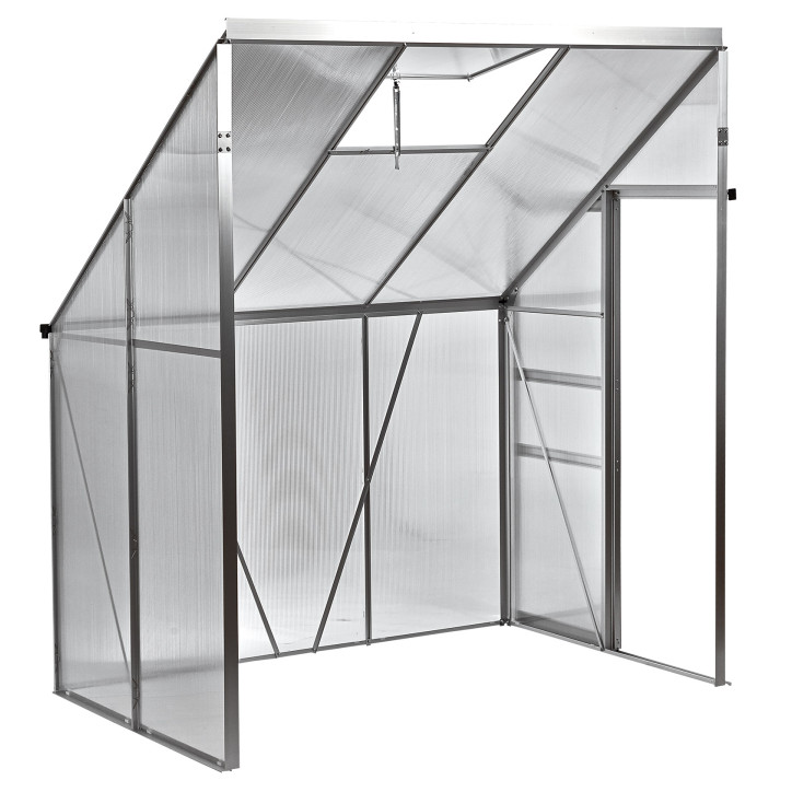 Hliníkový skleník 193x127x218 cm Antwerpen