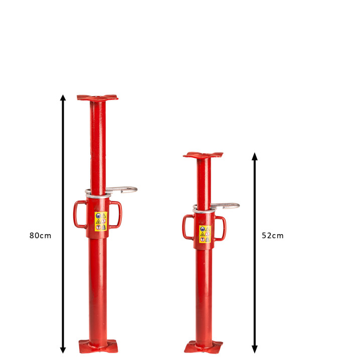 Nastaviteľná stavebná podpera 50/80 cm, 400 kg Nastaviteľná stavebná podpera 50/80 cm, 400 kg