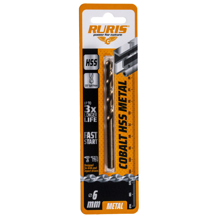Vrták do kovu Kobalt HSS 6,5 mm Vrták do kovu Kobalt HSS 6,5 mm