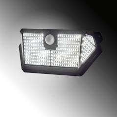 Aku LED svietidlo so solárnym panelom a detektorom pohybu DSL350