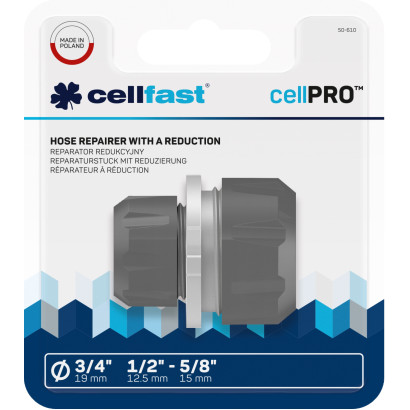 Opravná spojka hadíc s redukciou 1/2" – 5/8" / 3/4" CELLPRO™