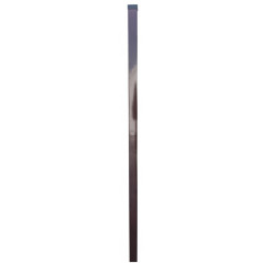 Plotový stĺpik GALAXIA ZN+PVC 60x40x1,5x2400, hnedý