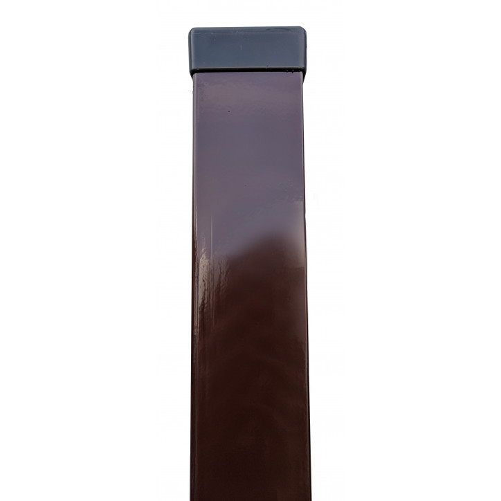 Plotový stĺpik GALAXIA ZN+PVC 60x40x1,5x2400, hnedý Plotový stĺpik GALAXIA ZN+PVC 60x40x1,5x2400, hnedý
