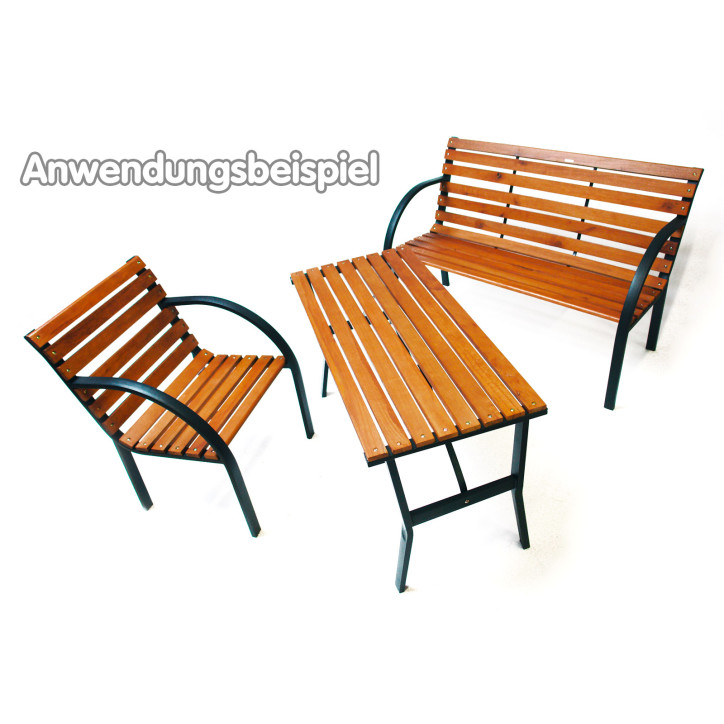 Záhradný stôl drevo/kov 110x57x63 cm Modern Záhradný stôl drevo/kov 110x57x63 cm Modern