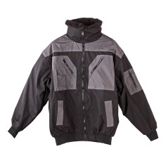 Celoročná pracovná bunda 4v1, čierna/antracit, XXXXL