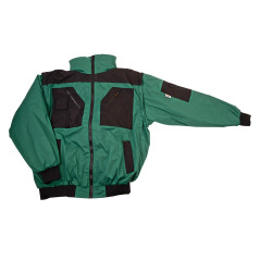 Celoročná pracovná bunda 4v1, zelená/čierna, XXXXL