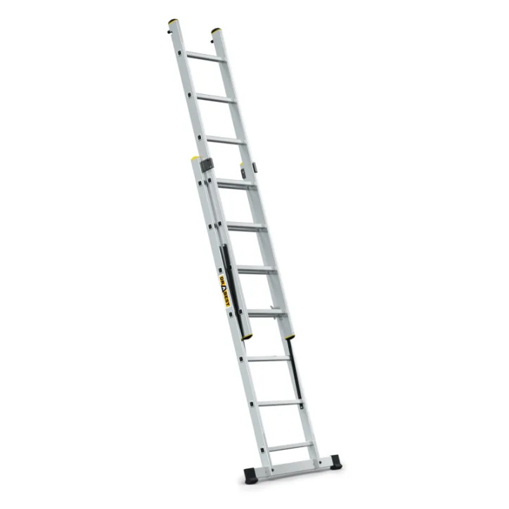 Hliníkový rebrík PRO dvojdielny, 2x7 priečok, 150 kg Hliníkový rebrík PRO dvojdielny, 2x7 priečok, 150 kg