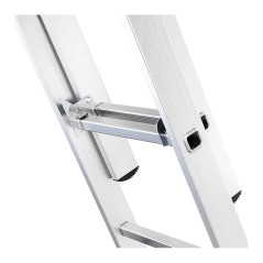 Hliníkový rebrík HOME trojdielny, 3x10 priečok, 150 kg