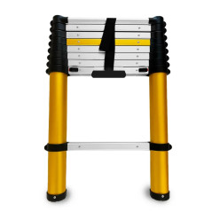 Teleskopický hliníkový rebrík MAX 9 priečok, 150 kg PRO