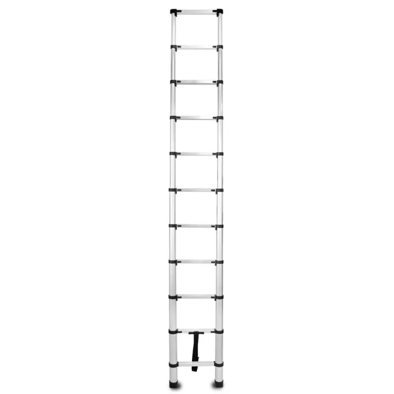Teleskopický hliníkový rebrík HOME 11 priečok, 125 kg Teleskopický hliníkový rebrík HOME 11 priečok, 125 kg