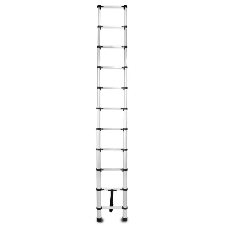 Teleskopický hliníkový rebrík HOME 11 priečok, 125 kg Teleskopický hliníkový rebrík HOME 11 priečok, 125 kg