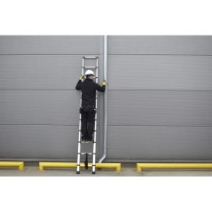 Teleskopický hliníkový rebrík HOME 11 priečok, 125 kg