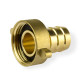 Mosadzný hadicový skrutkový adaptér 3/8"
