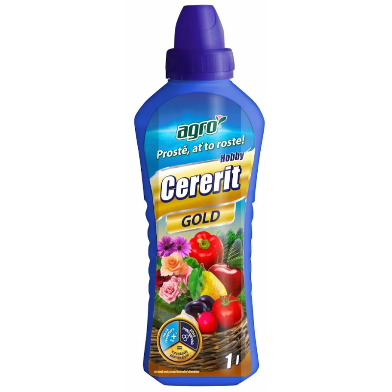 Kvapalné minerálne hnojivo Cererit Hobby Gold 1 L
