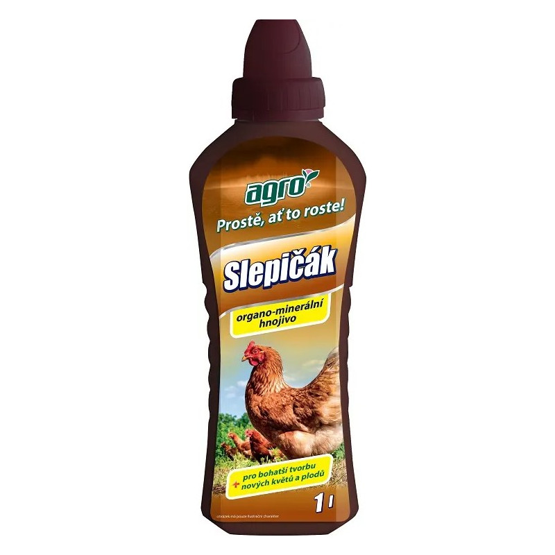 Kvapalné organicko-minerálne hnojivo Slepačince 1 L