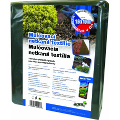 Mulčovacia netkaná textília 50 g, čierna, 3,2x10 m
