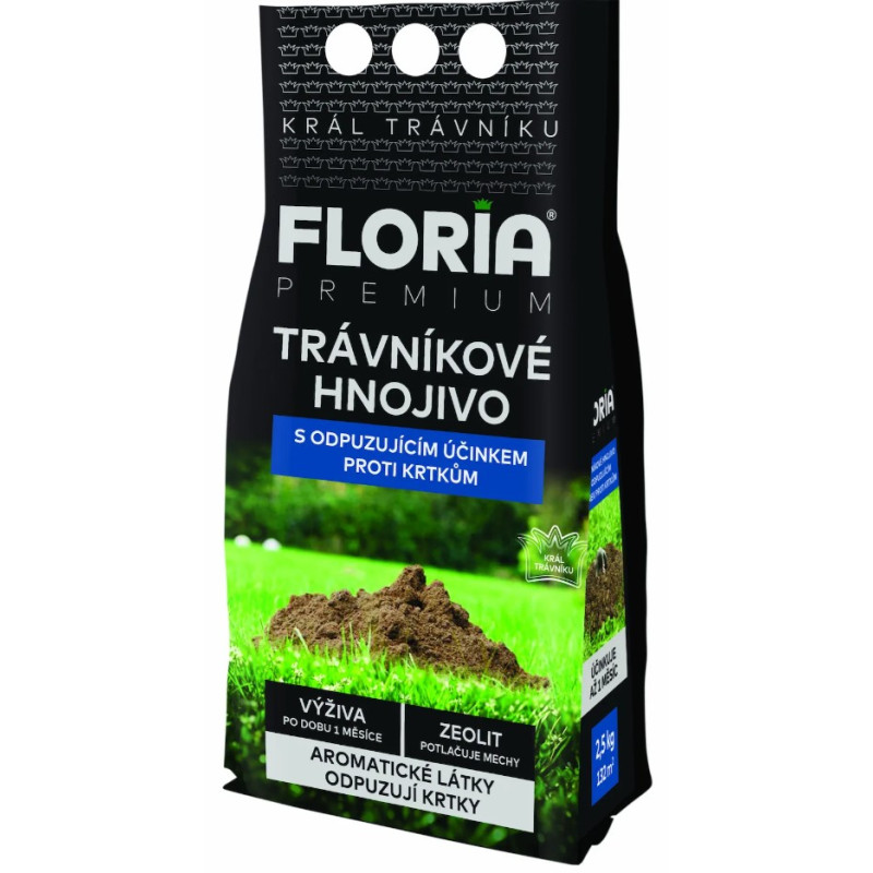 Trávnikové hnojivo s odpudzujúcim účinkom proti krtkom 7,5 kg