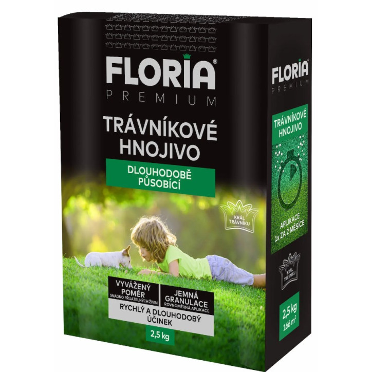 Trávnikové hnojivo dlhodobo pôsobiace 2,5 kg Trávnikové hnojivo dlhodobo pôsobiace 2,5 kg